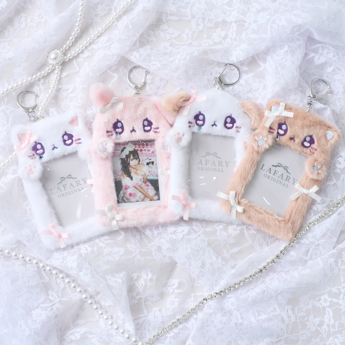 《LAFARYオリジナル》あにまるチェキホルダー ねこ