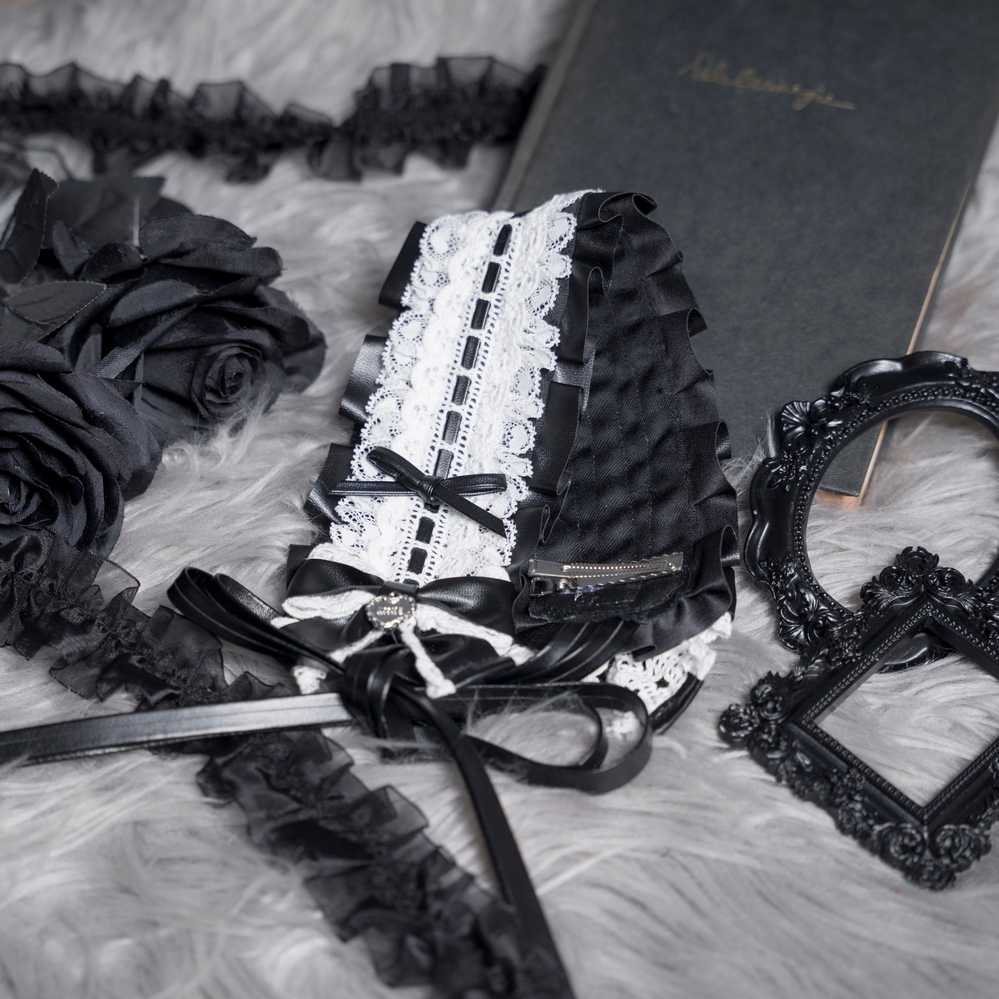 《mine》ハシゴレースヘッドドレス