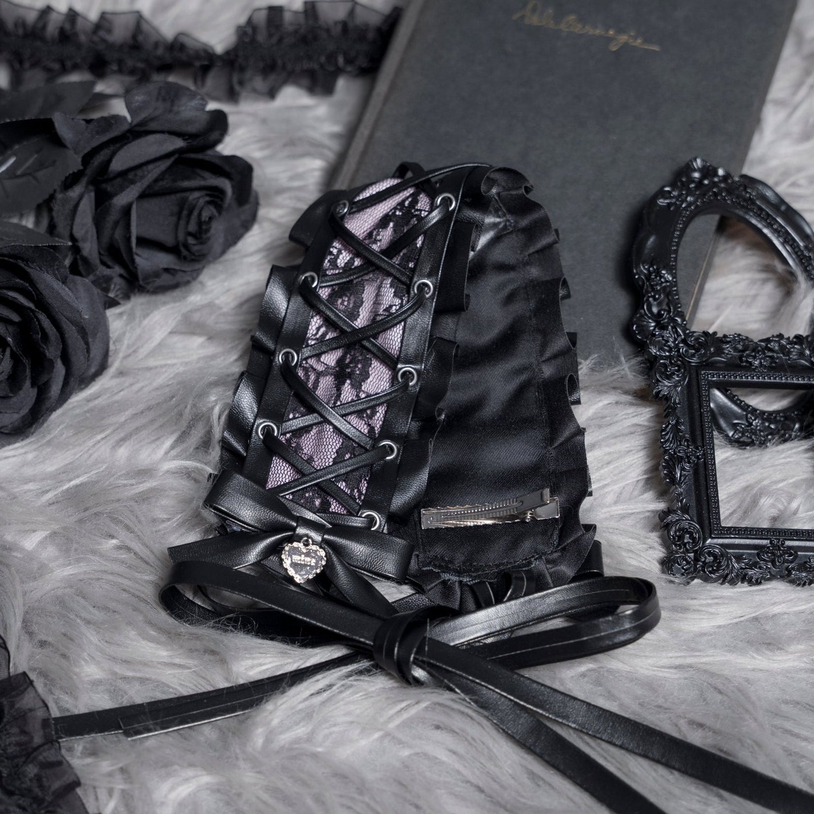 《mine》レースアップヘッドドレス