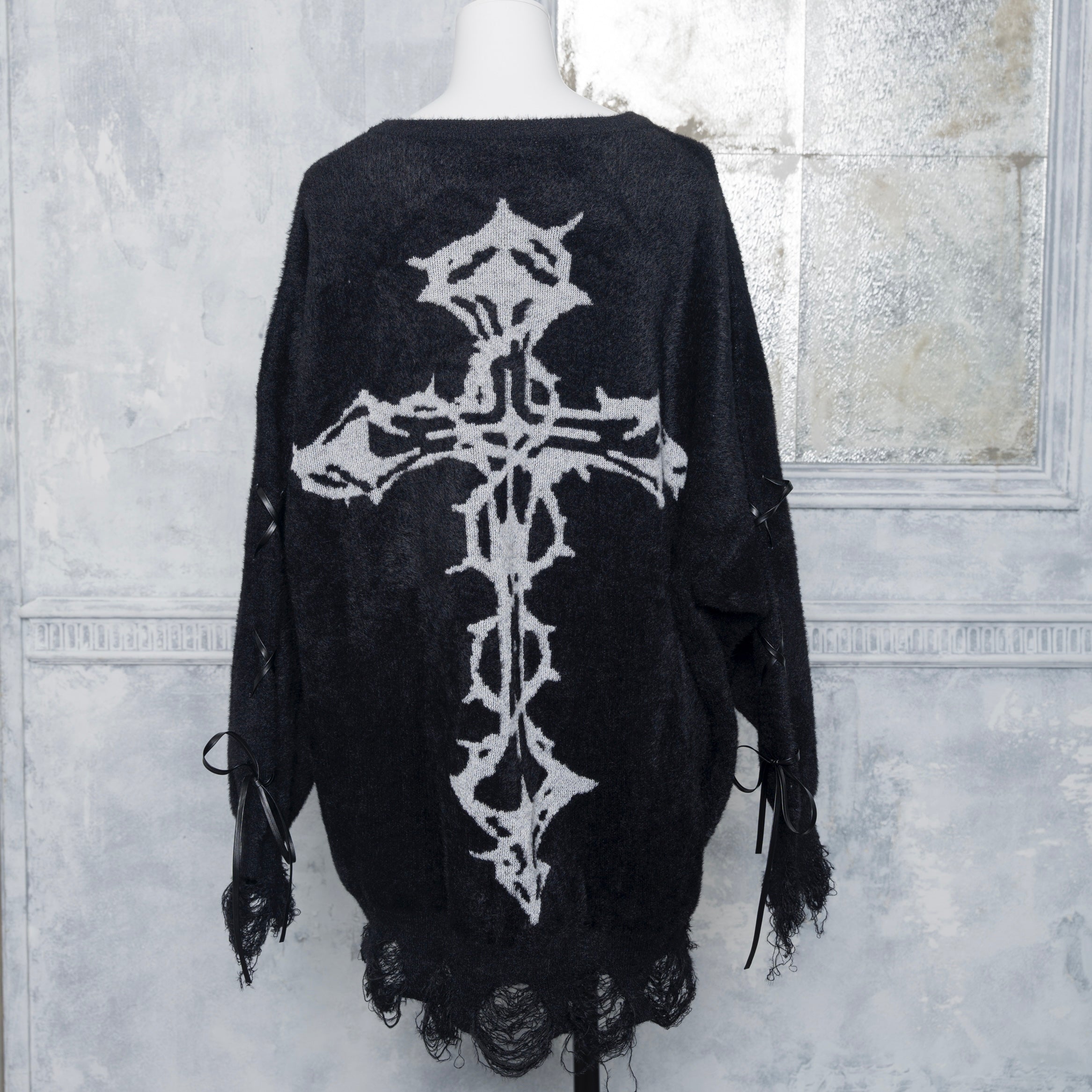 《mine》Sweet Sufferingダメージオーバーニット