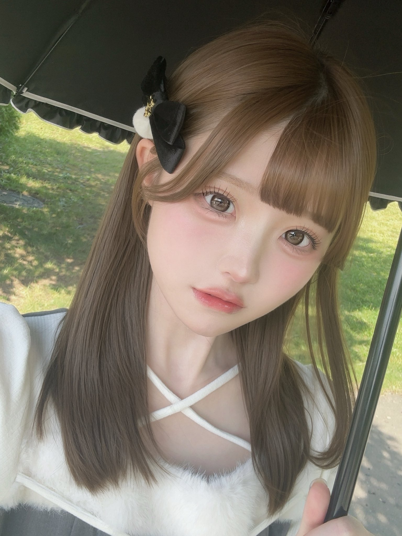 《LAFARY closet》ロゴベロアミニリボン