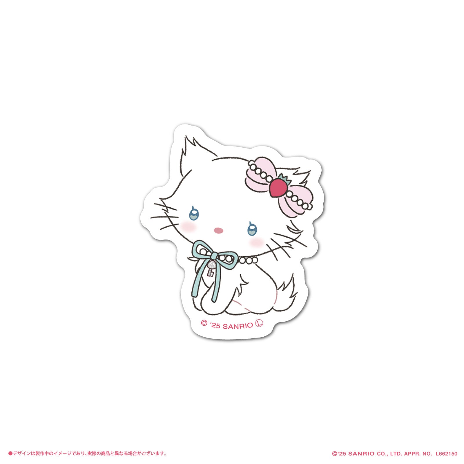 《LAFARYオリジナル》レトロガーリー ステッカー チャーミーキティ