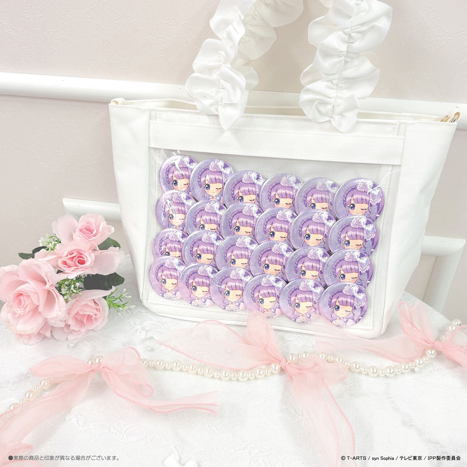 《プリパラ×LAFARY》丸型缶バッジセット