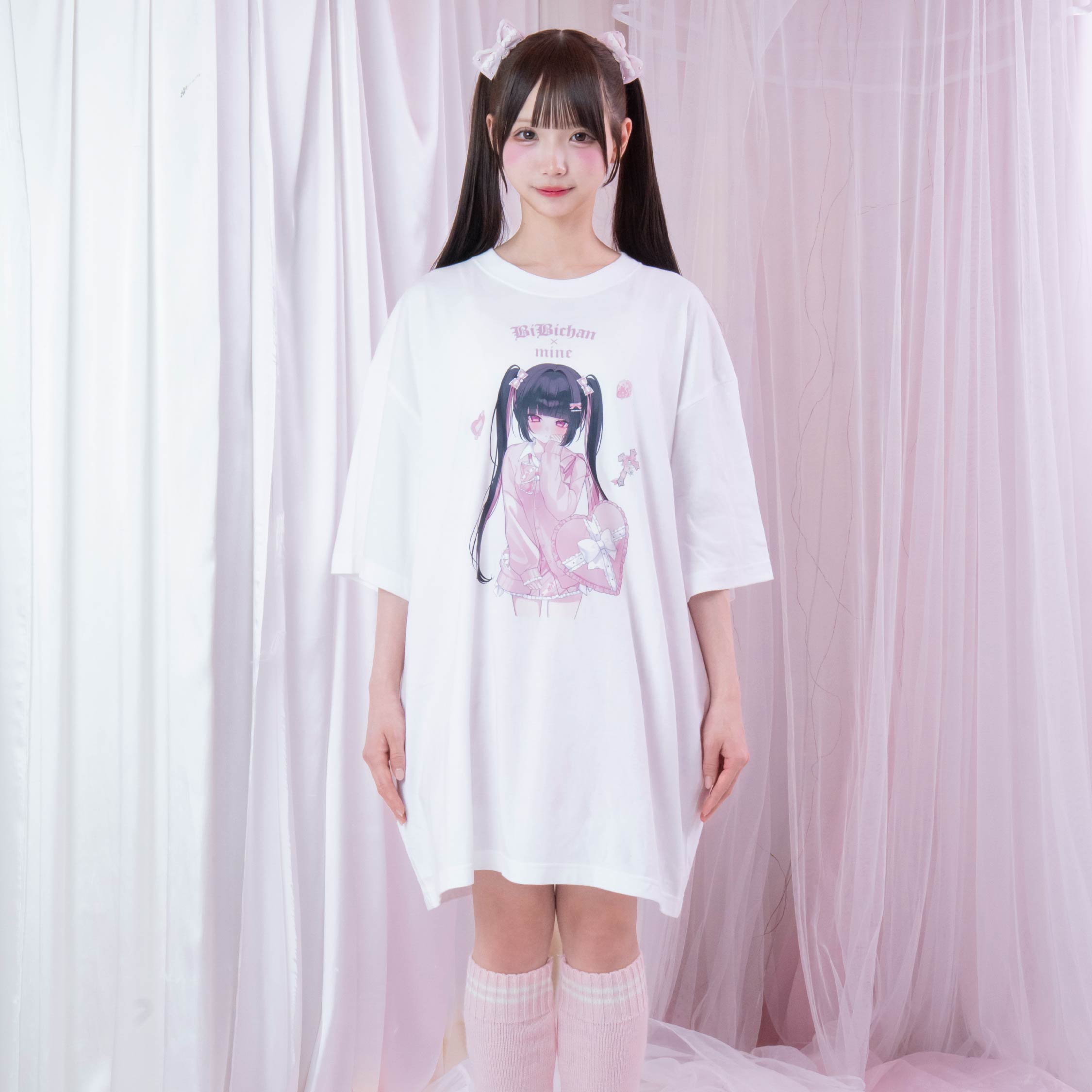 《ビビちゃん×mine》BIG Tシャツ