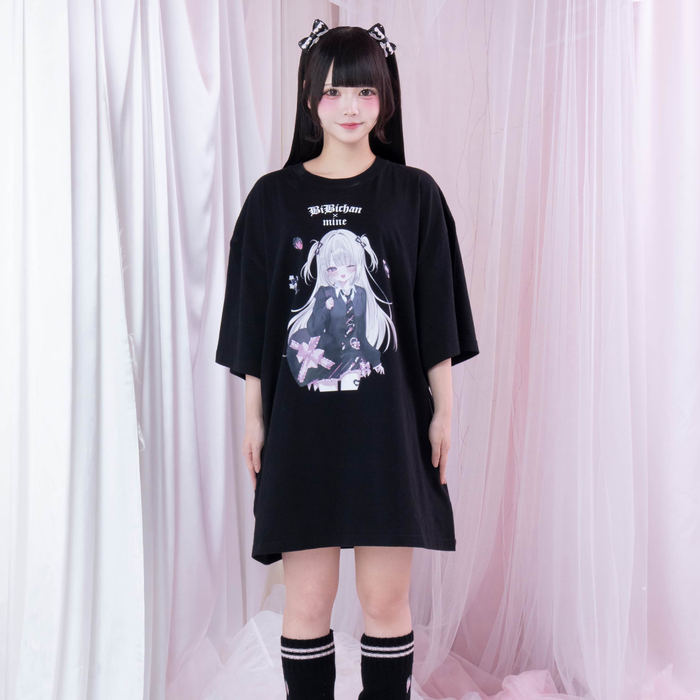 《ビビちゃん×mine》BIG Tシャツ