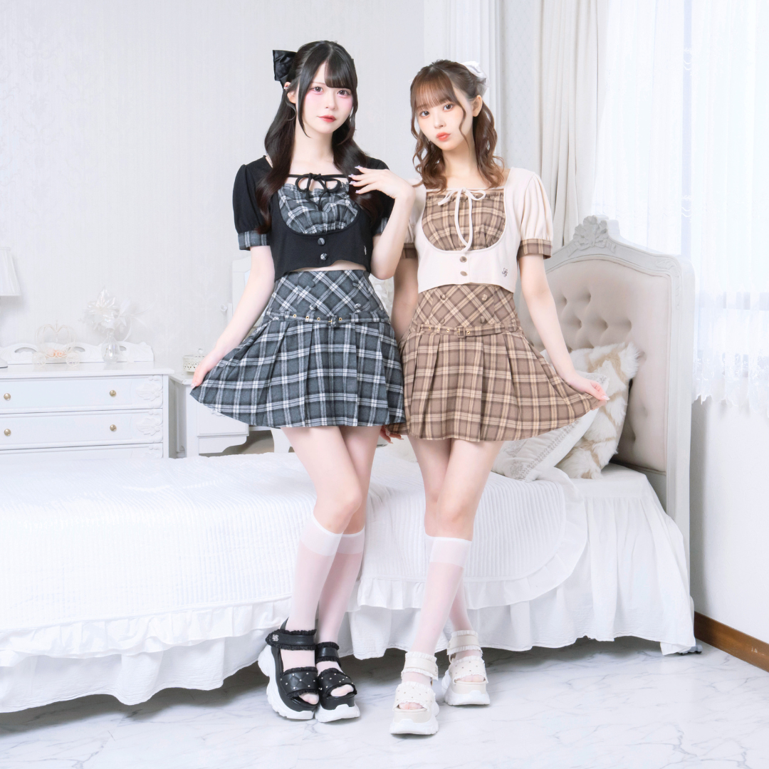 ブラックチェック:163cm/ブラウンチェック:161cm