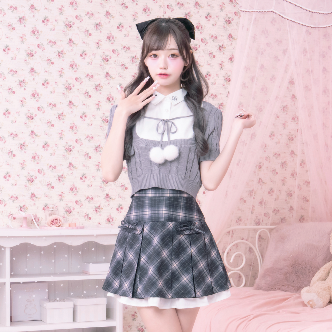 《LAFARY closet》プリーツフリルスカパン
