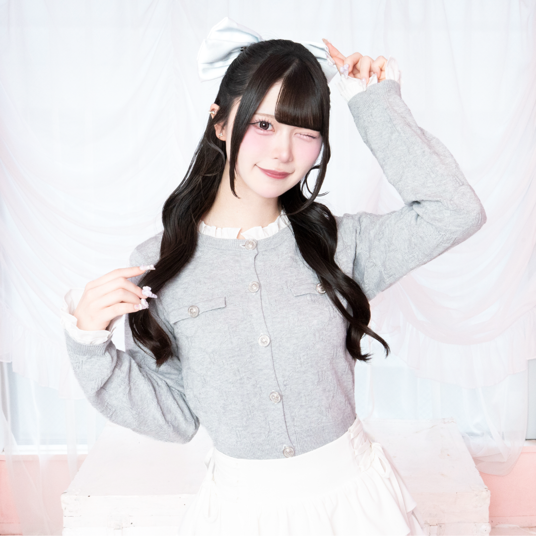《LAFARY closet》ビジューサテンリボンバレッタ