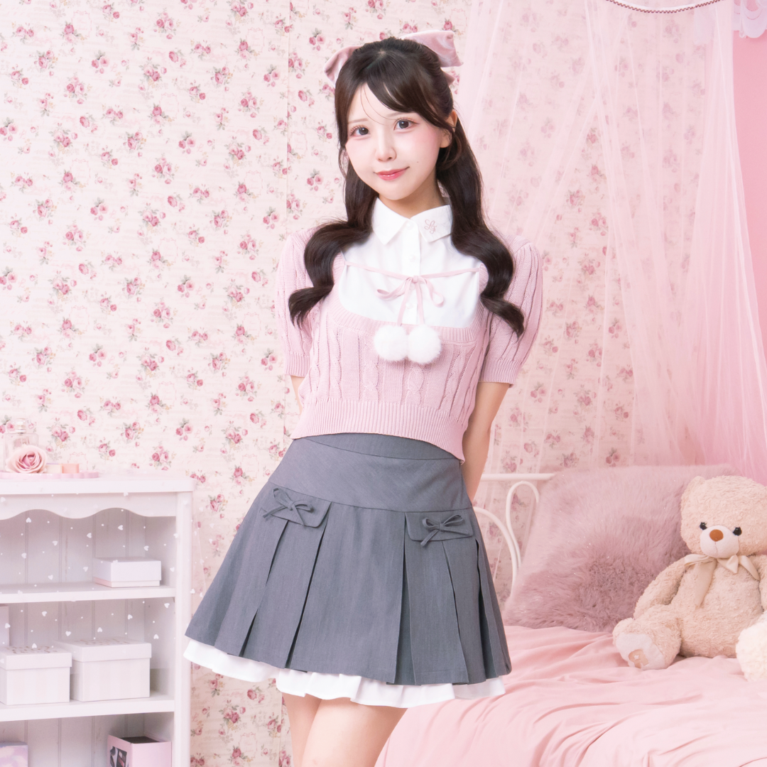 《LAFARY closet》プリーツフリルスカパン