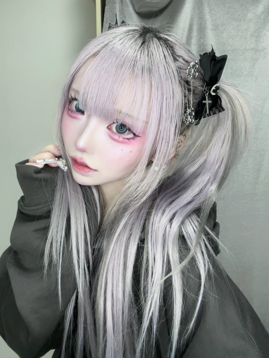 《mine》クロウハートシルバーピン