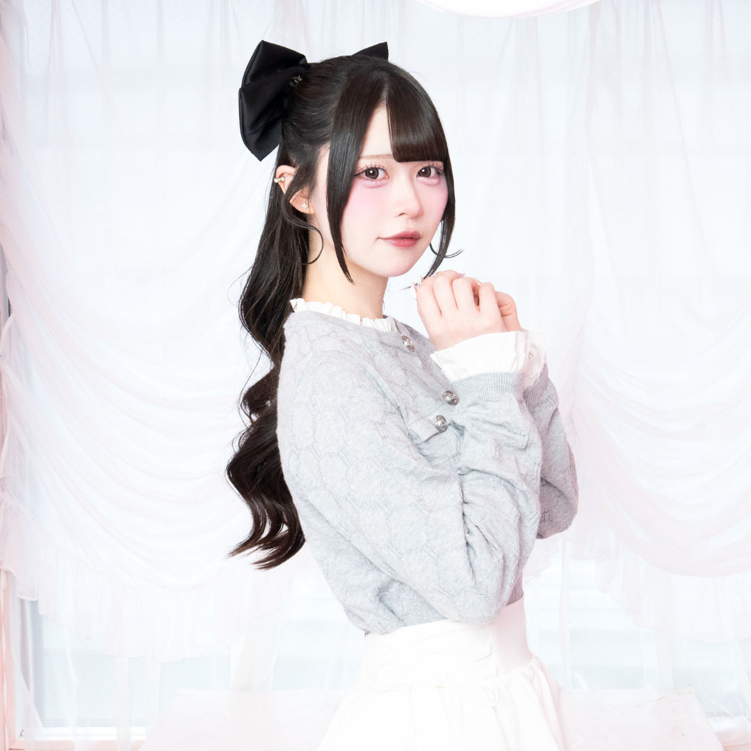 《LAFARY closet》ビジューサテンリボンバレッタ