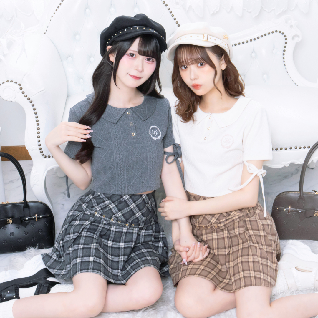 《LAFARY closet》ビジュースタッズキャスケット