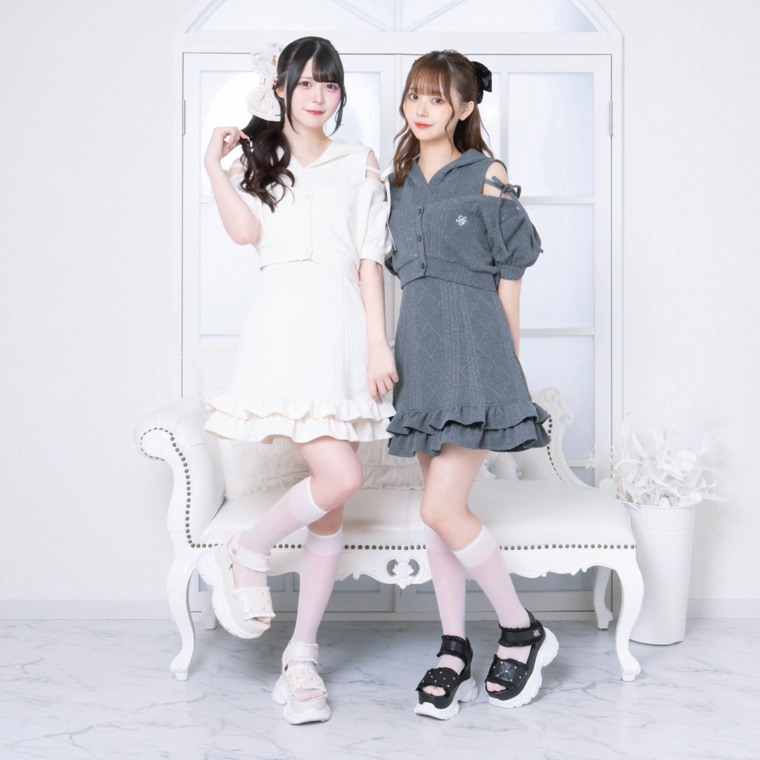 アイボリー:163cm/チャコールグレー:161cm