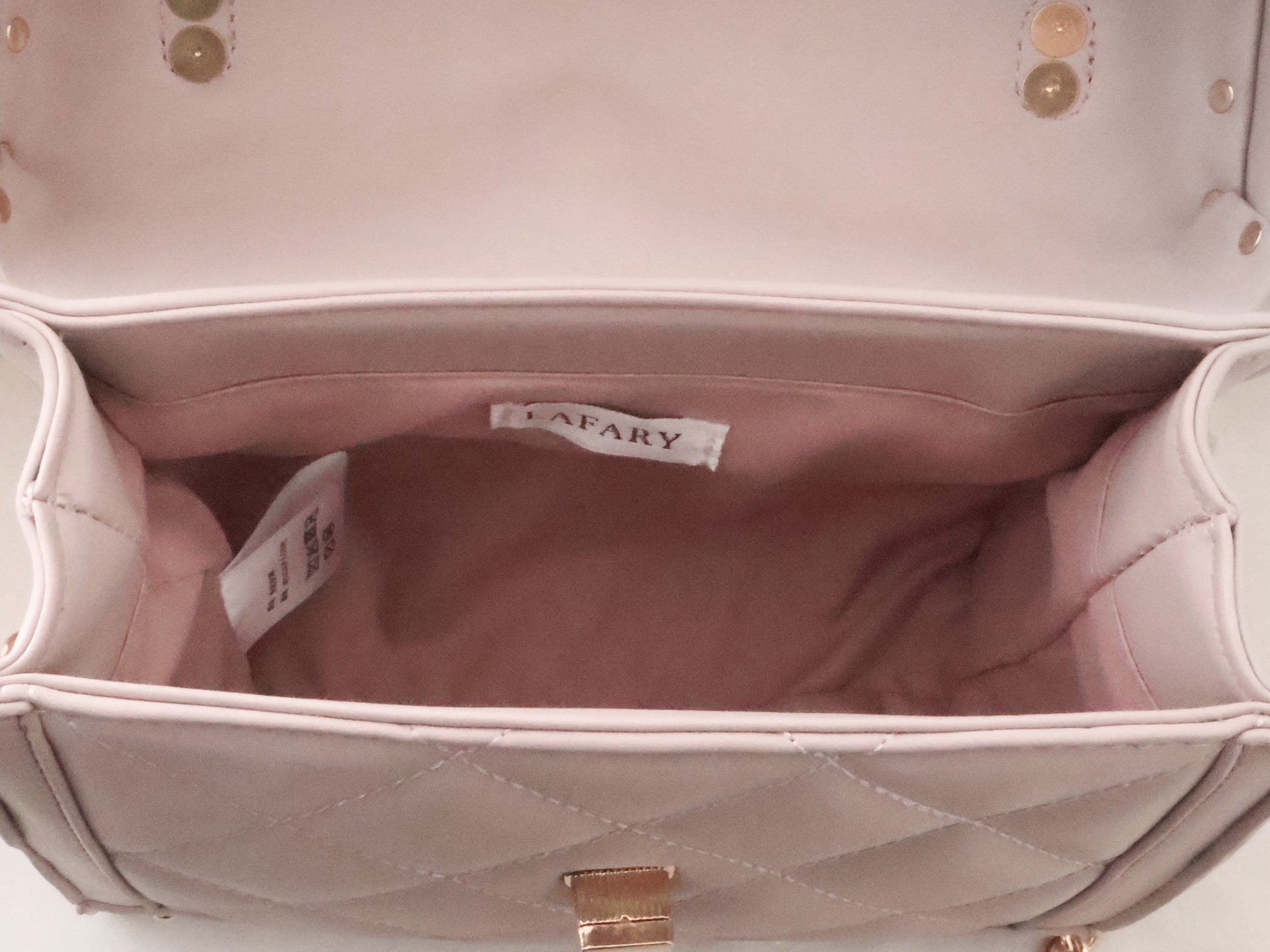 《LAFARY》スタッズキルティングバッグ