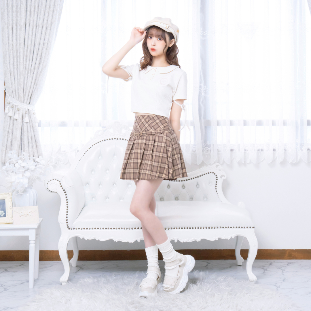 ブラウンチェック:161cm