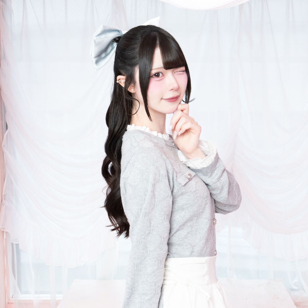 《LAFARY closet》ビジューサテンリボンバレッタ