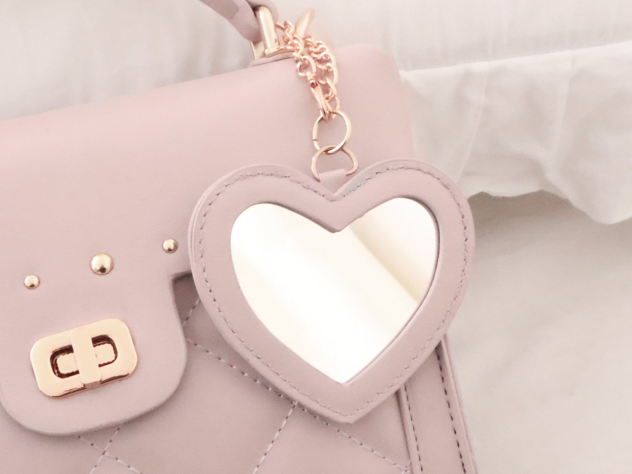 《LAFARY》スタッズキルティングバッグ