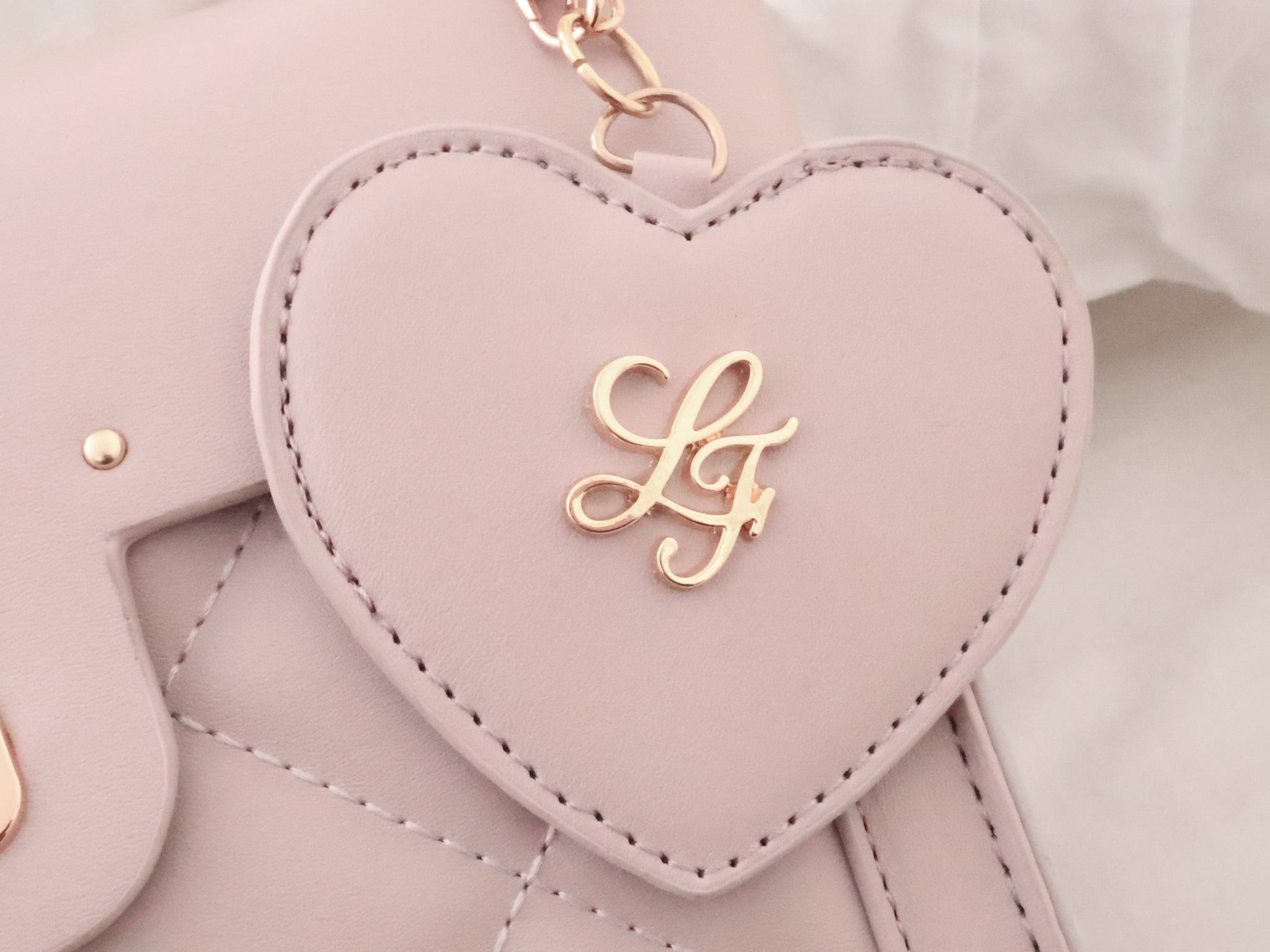 《LAFARY》スタッズキルティングバッグ