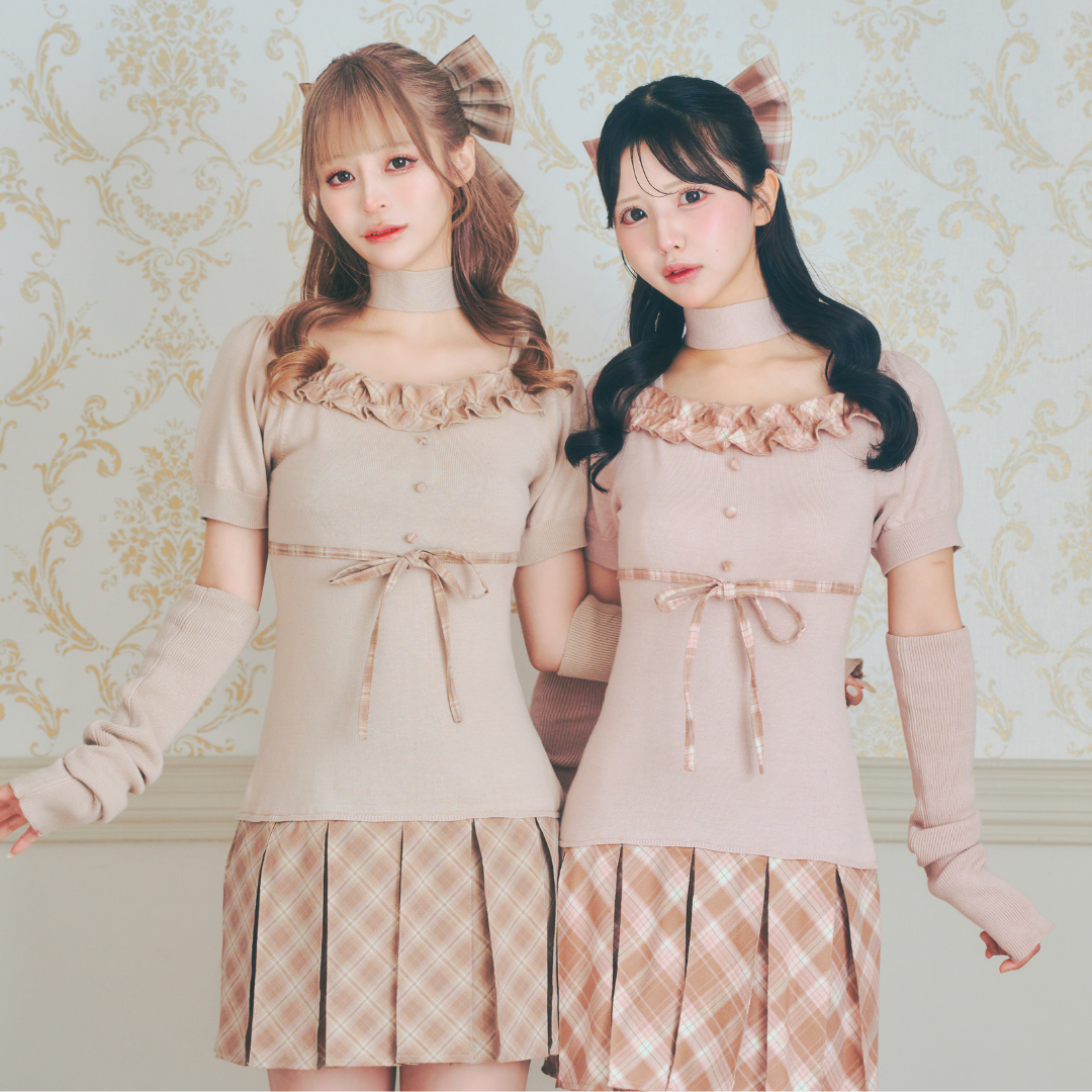ベージュ:156cm/ピンク:154cm