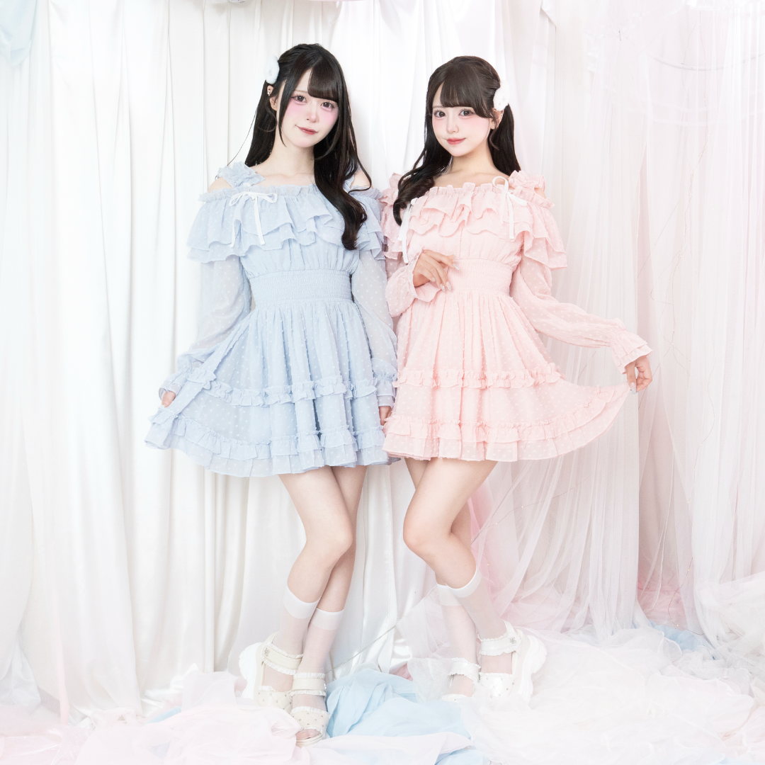 ブルーグレー:163cm/ピンク:163cm