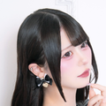 《LAFARY closet》ロゴハートリボンピアス