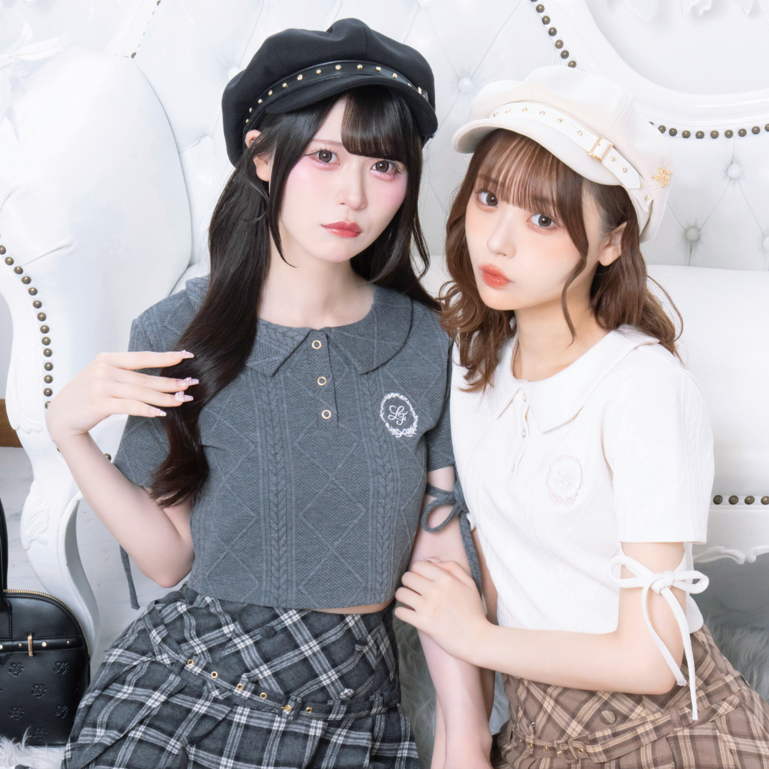 《LAFARY closet》エンブレムポロトップス