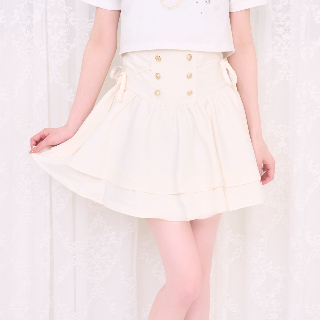 《LAFARY closet》コルセットティアードスカパン