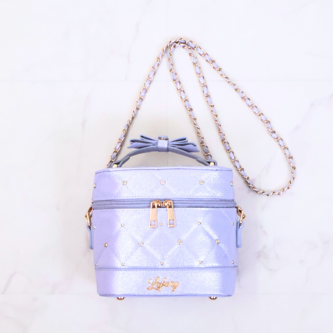 《LAFARY closet》ビジューキルティングバニティバッグ