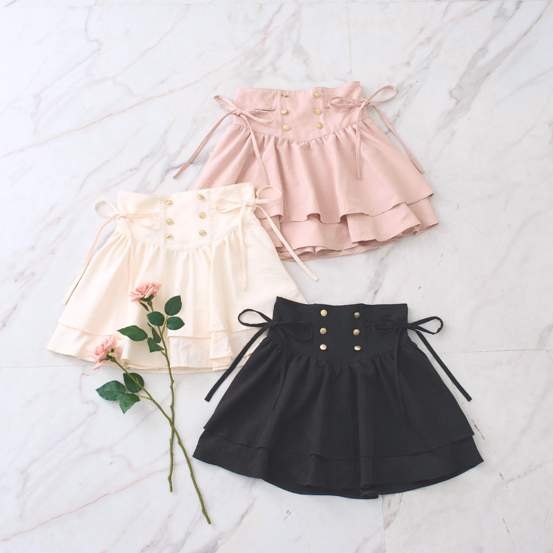《LAFARY closet》コルセットティアードスカパン