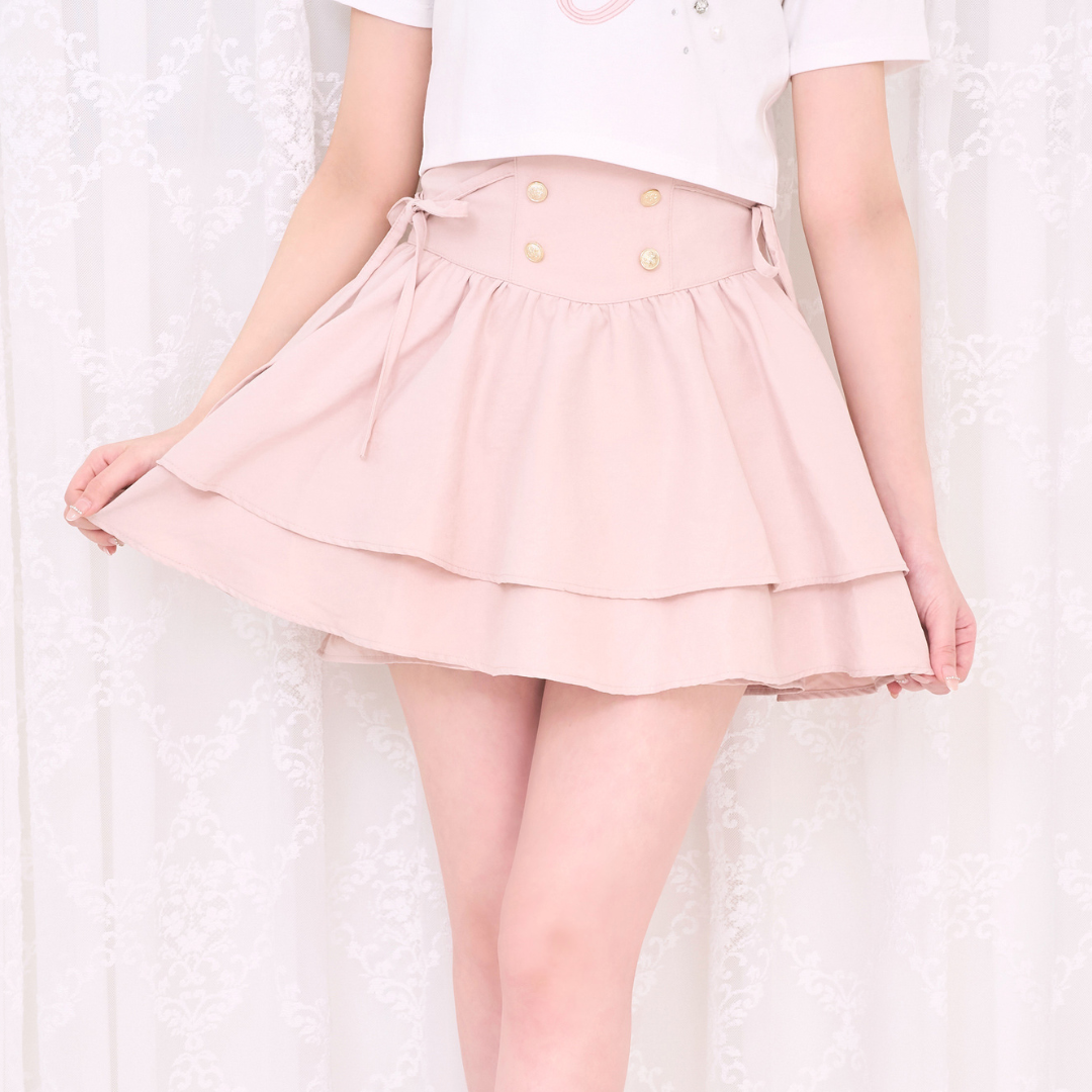 《LAFARY closet》コルセットティアードスカパン