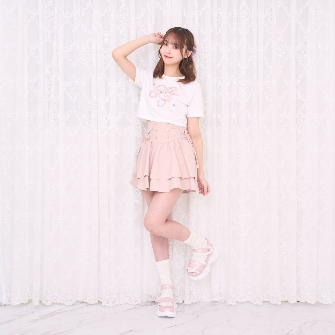 《LAFARY closet》コルセットティアードスカパン
