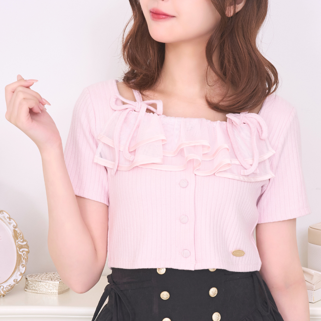 チュールフリルは取り外し可能です💞