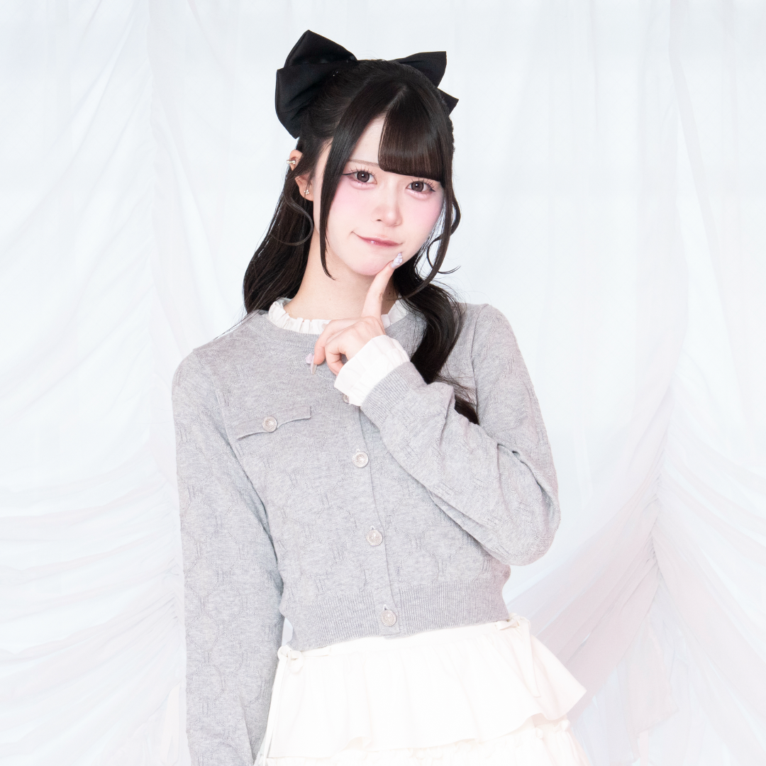 《LAFARY closet》ビジューサテンリボンバレッタ