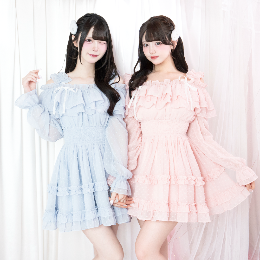 ブルーグレー:163cm/ピンク:163cm
