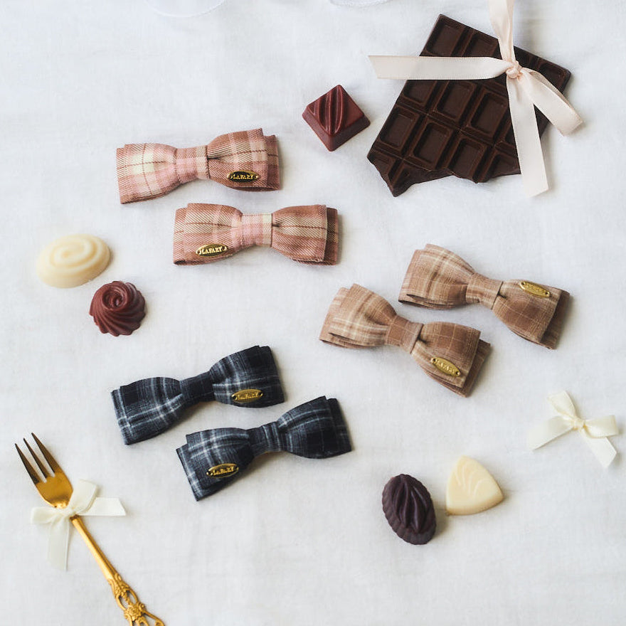 《LAFARY》チェックリボン