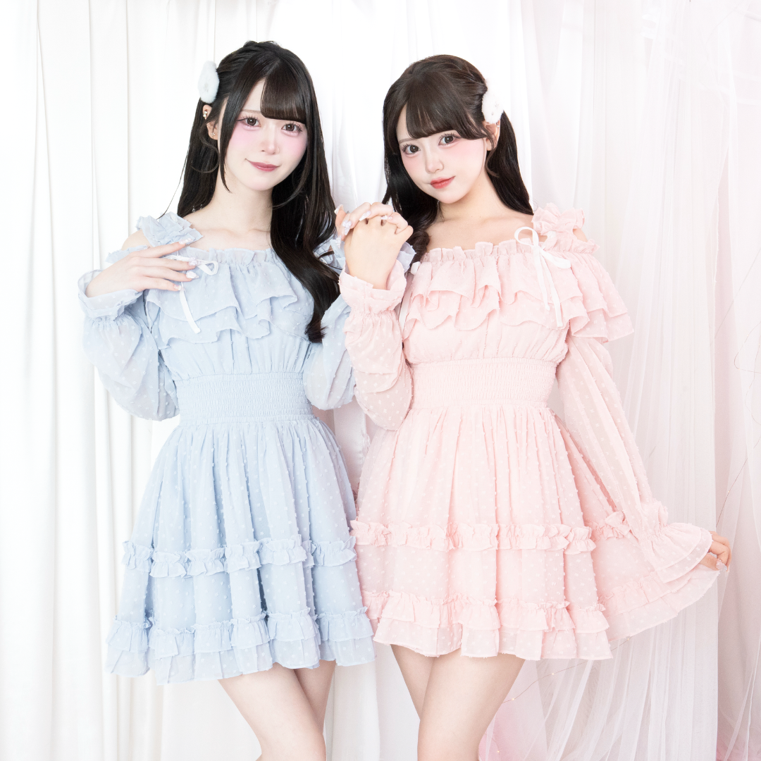 ブルーグレー:163cm/ピンク:163cm