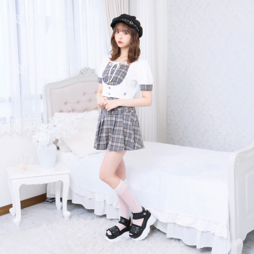 ブルーチェック:161cm