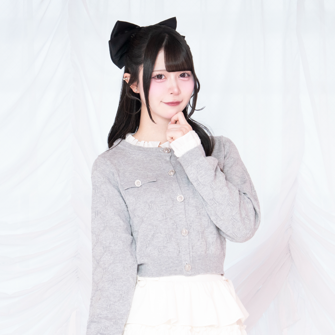 《LAFARY closet》ビジューサテンリボンバレッタ
