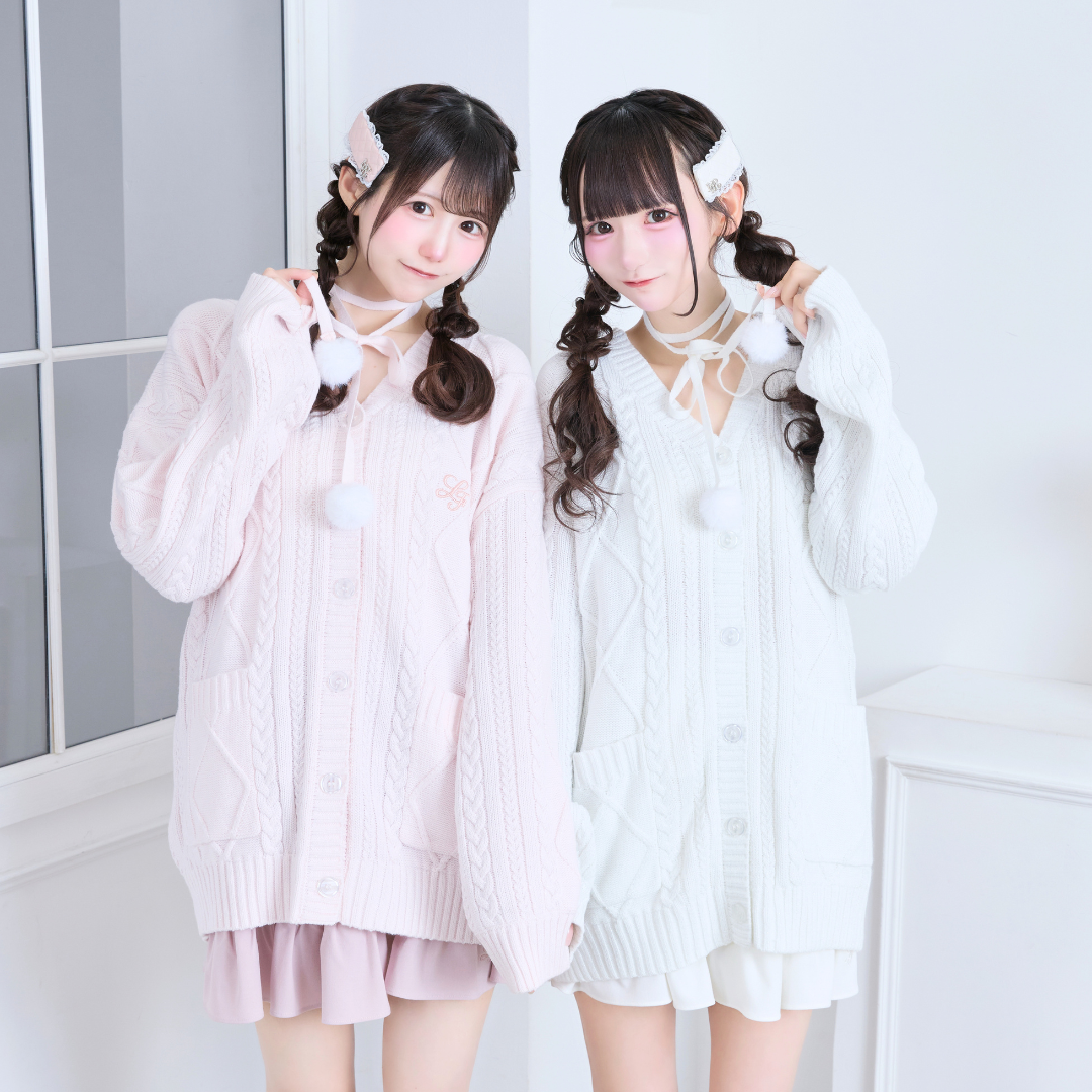 LAFARY closet》ポンポンラメカーディガン- LAFARY ONLINE