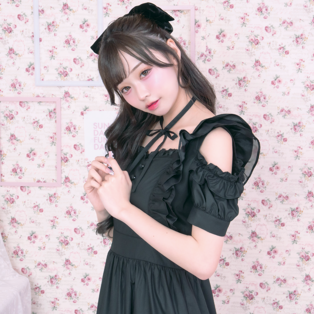 《LAFARY closet》ティアードロングワンピ