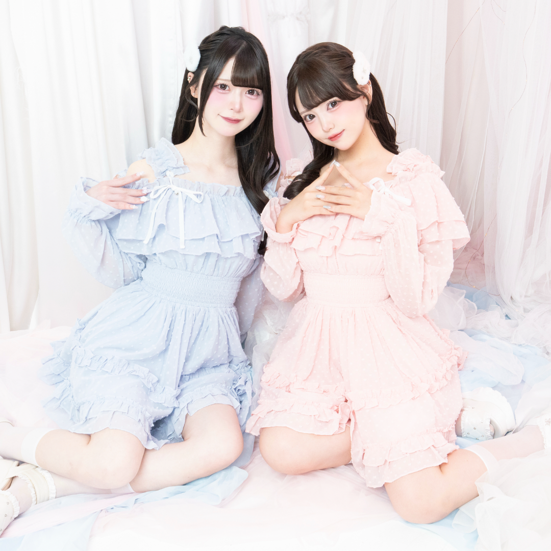 ブルーグレー:163cm/ピンク:163cm
