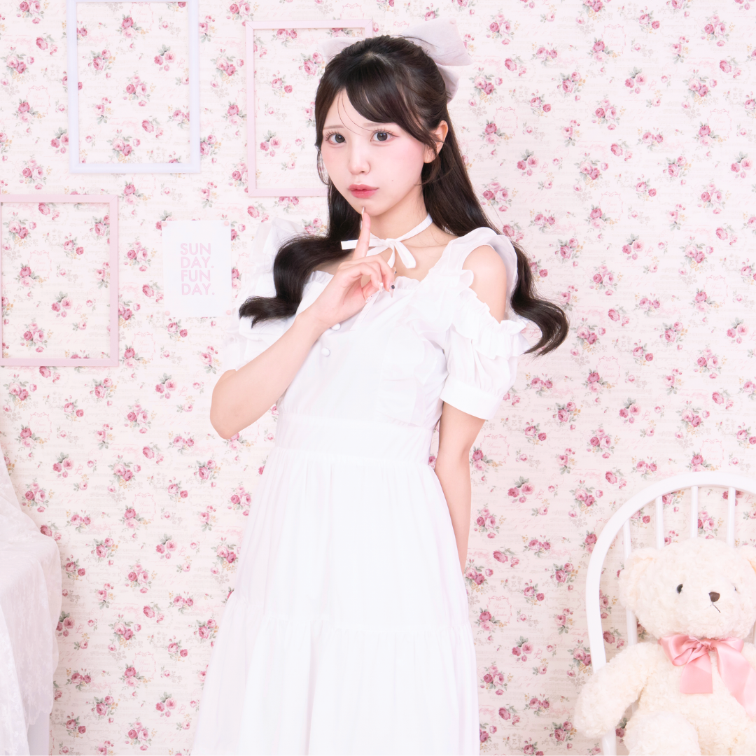 《LAFARY closet》ティアードロングワンピ
