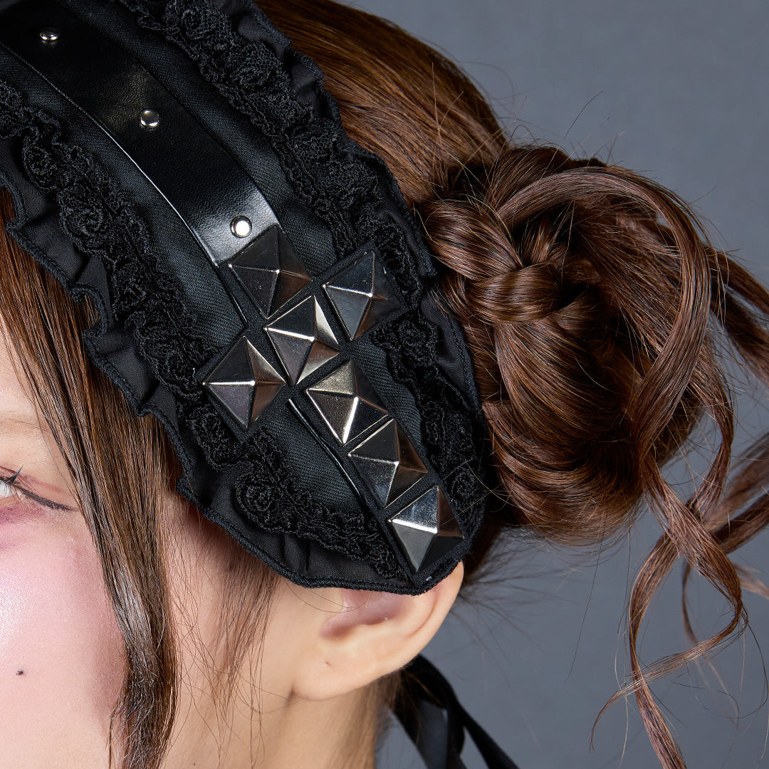 《mine》スタッズクロスヘッドドレス