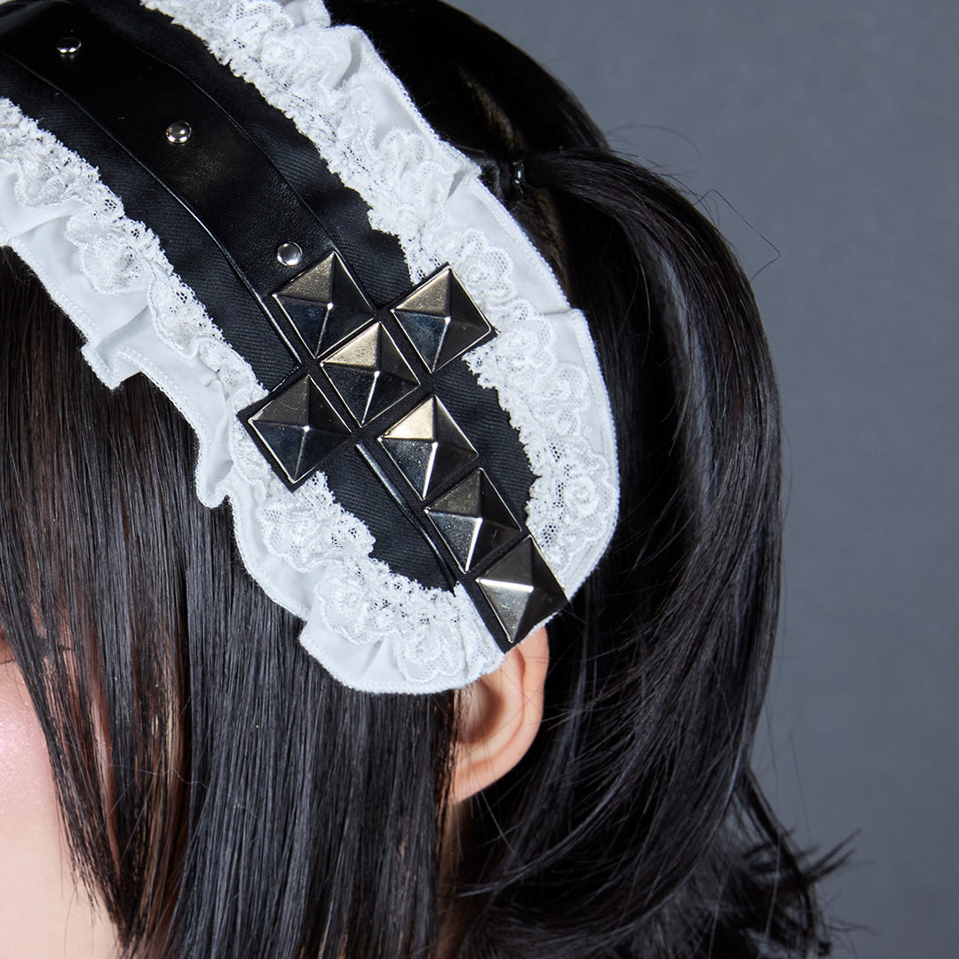 《mine》スタッズクロスヘッドドレス