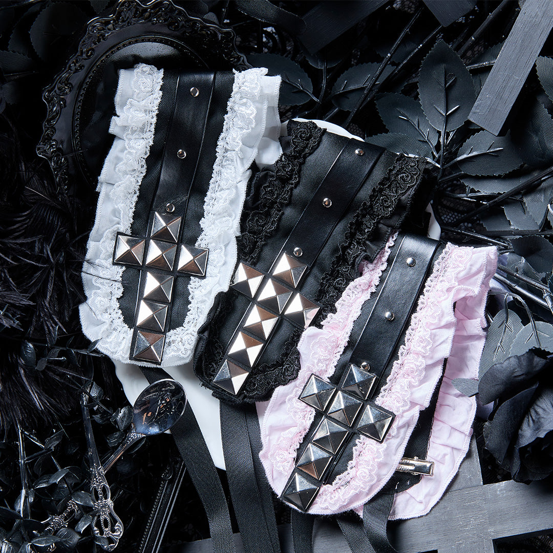《mine》スタッズクロスヘッドドレス