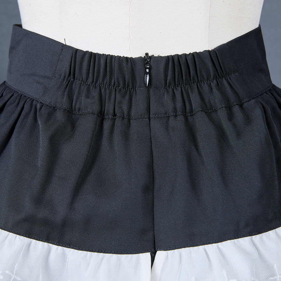 《mine》スタッズクロスハーネススカート
