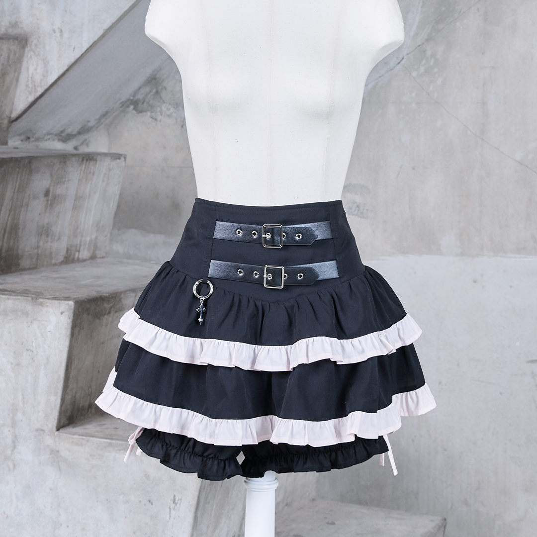《mine》クロスチャームベルトスカパン