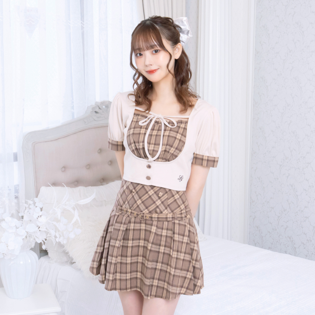 ブラウンチェック:161cm