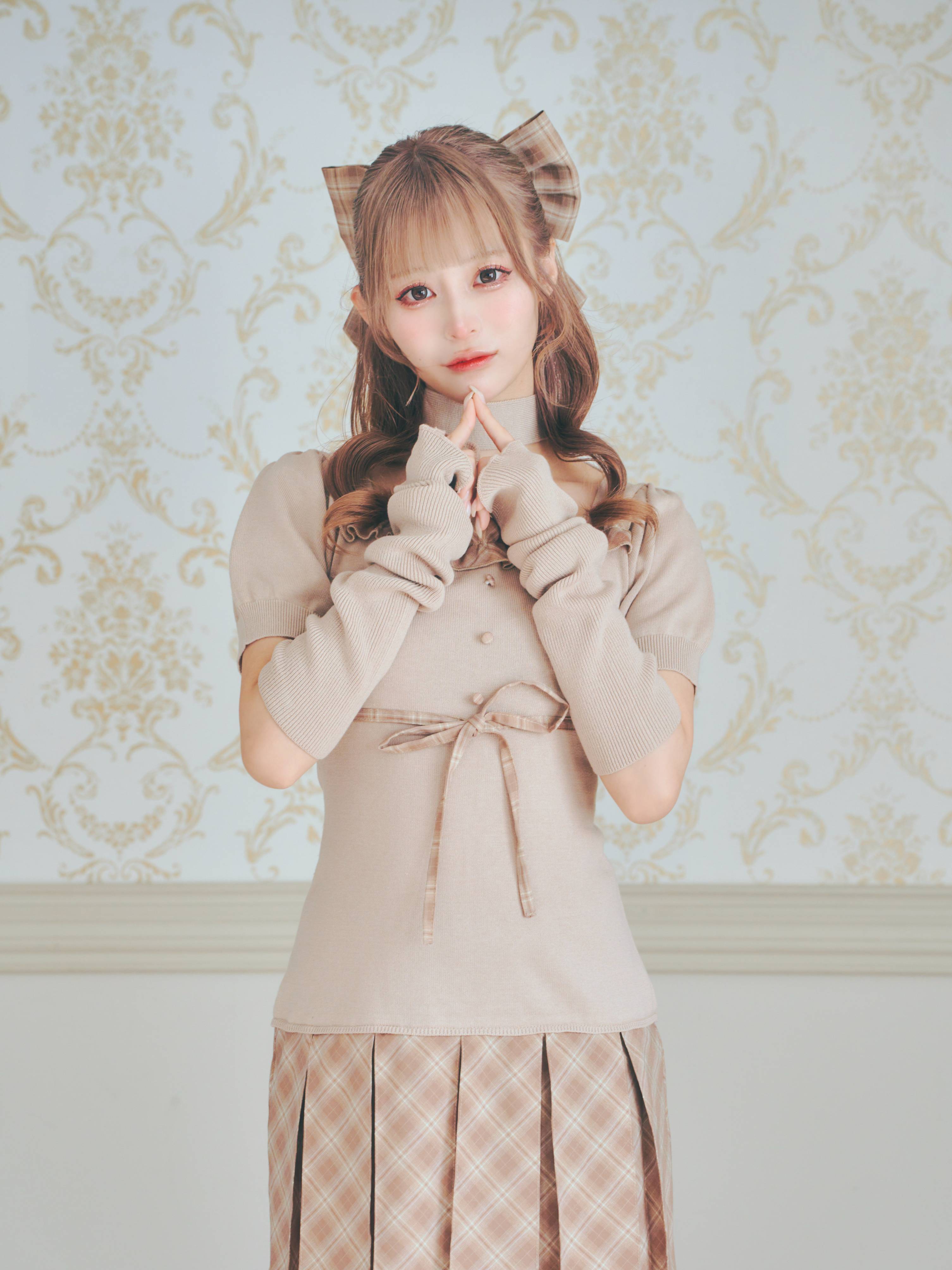 《LAFARY》ドッキングニットワンピース