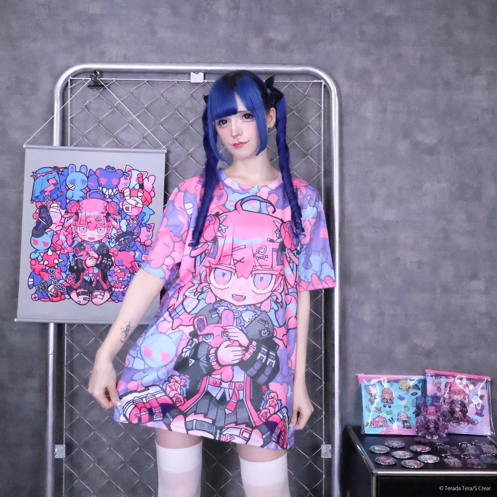 《寺田てら×LAFARY》フルグラフィックTシャツ